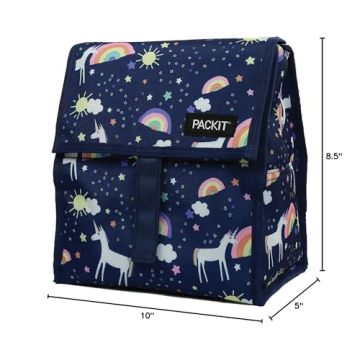 Packit Freezable Lunch Bag - Unicorn Sky Design