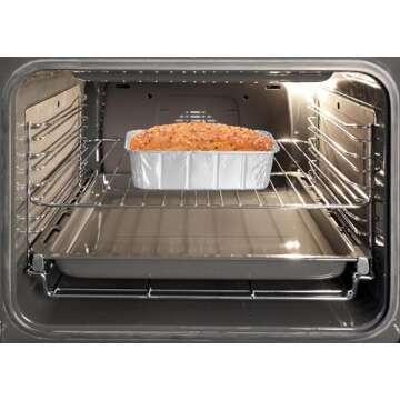 PARTY BARGAINS 2 Lb Aluminum Loaf Pan - 20 Pack, 8.5" x 4.5" x 2.5" Heavy Duty Disposable Bread Pans...