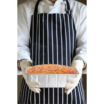 PARTY BARGAINS 2 Lb Aluminum Loaf Pan - 20 Pack, 8.5" x 4.5" x 2.5" Heavy Duty Disposable Bread Pans for Perfect for Baking, Lasagna, Meatloaf & Food Serving (Max 240°C)