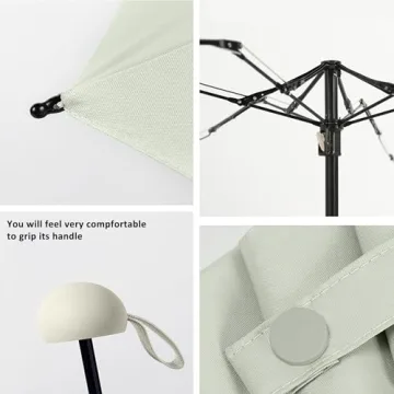 BAODINI Mini Travel Umbrella with UV Protection for Women