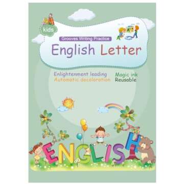 Magical Handwriting Workbooks Handwriting Practice Magic Copybook, Handwriting Aid Magic Pen Reusabl...