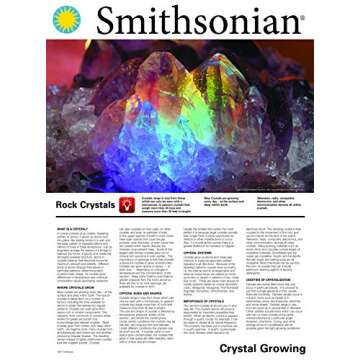 Smithsonian Crystal Growing Gem Like