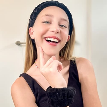 FROG SAC Puffy Spa Headband & Wristbands for Soft Skincare