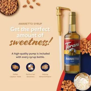 Torani Amaretto Syrup for Flavorful Beverages