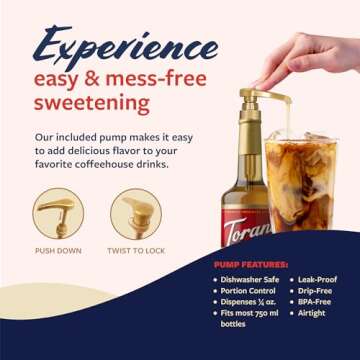 Torani Amaretto Syrup for Flavorful Beverages