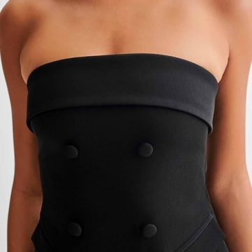 Elegant Tube Top Dress for Summer Events and Nights Out