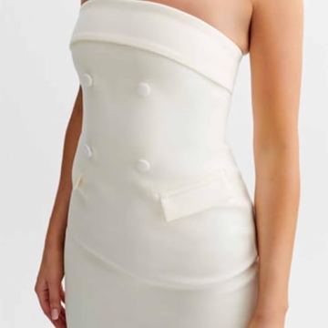 Elegant Tube Top Dress for Summer Events and Nights Out