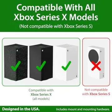 TotalMount Xbox Series X Wall Mount for Safe Gaming Setup