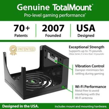 TotalMount Xbox Series X Wall Mount for Safe Gaming Setup