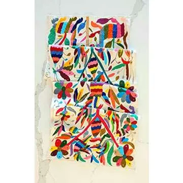 Beautiful Otomi Handmade Table Runner - Add Color & Style