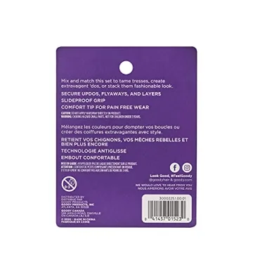 Goody SlideProof Bobby Pin Box - Magnetic Top - 75 Ct