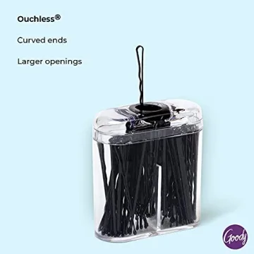 Goody SlideProof Bobby Pin Box - Magnetic Top - 75 Ct