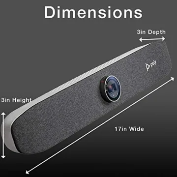 Poly Studio P15 Video Sound Bar Bundle for Teams & Zoom