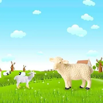 15 Piece Mini Farm Animal Toy Set for Kids and Parties