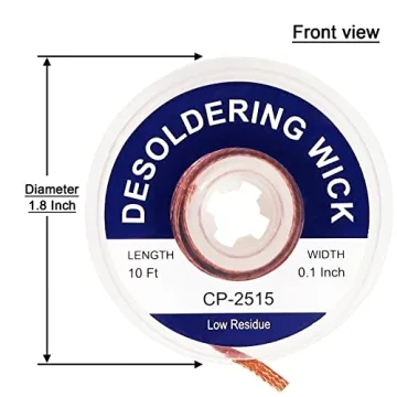 Lesnow 10ft Solder Wick Braid for Easy Desoldering