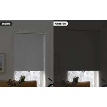 LazBlinds Cordless Blackout Roller Shades for Windows