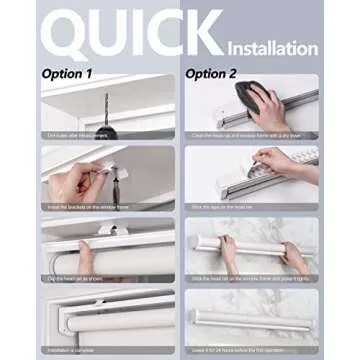 LazBlinds Cordless Blackout Roller Shades for Windows