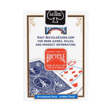 Bicycle Jumbo Index Playing Cards - 2 Pack for Easy Reading