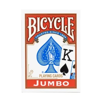 Bicycle Jumbo Index Playing Cards - 2 Pack for Easy Reading