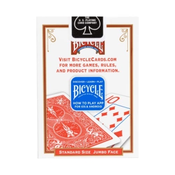 Bicycle Jumbo Index Playing Cards - 2 Pack for Easy Reading
