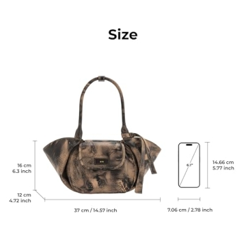 JW PEI Women's Zoey Pockets Shoulder Bag in Brown