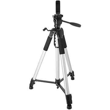 UltraPro 72" Tripod: Compact Aluminum Stand with Universal Smartphone Mount