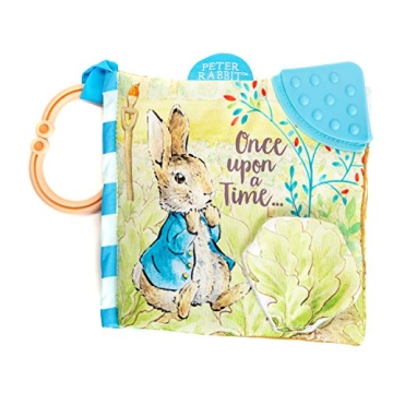 Engaging Peter Rabbit Soft Book with Teether and Crinkle