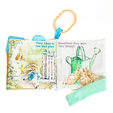 Engaging Peter Rabbit Soft Book with Teether and Crinkle