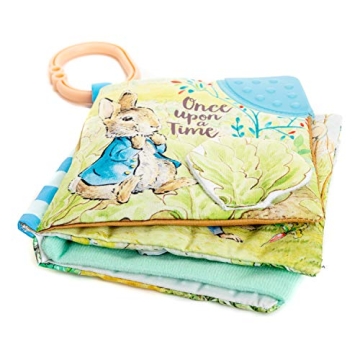 Engaging Peter Rabbit Soft Book with Teether and Crinkle