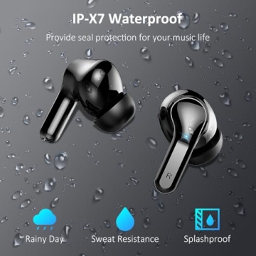 Bluetooth 5.3 Earbuds with 40H Battery & Noise Cancelling