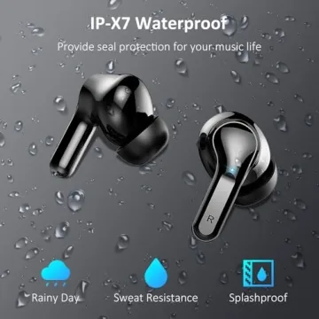Bluetooth 5.3 Earbuds with 40H Battery & Noise Cancelling