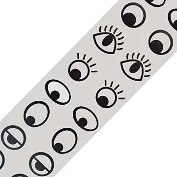 Baotongle 1000 Colorful Eye Stickers for Crafts