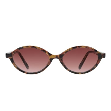 Chic TIJN Olisa Retro Oval Polarized Sunglasses for Eye Protection