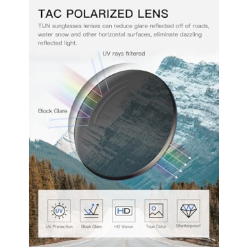 Trendy TIJN Olisa Retro Oval Polarized Sunglasses Design