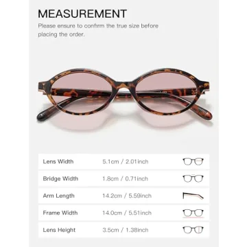 Trendy TIJN Olisa Retro Oval Polarized Sunglasses Design