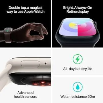 Apple Watch Series 9 Cellular 41mm - Health & Fitness Smartwatch