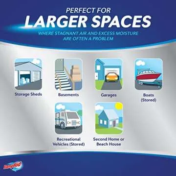 DampRid Hi-Capacity Moisture Absorber Bucket, 2 Pack — Fresh Scent, 2 lb. 15.5 oz.