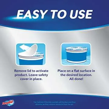 DampRid Hi-Capacity Moisture Absorber Bucket, 2 Pack — Fresh Scent, 2 lb. 15.5 oz.