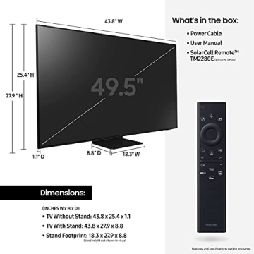 SAMSUNG 50-Inch QLED Smart TV with Alexa Built-in