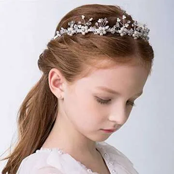 Elegantly Crafted Headpiece Set for Little Girls