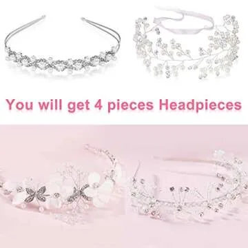 Elegantly Crafted Headpiece Set for Little Girls