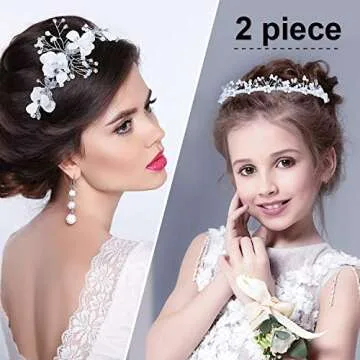 Elegantly Crafted Headpiece Set for Little Girls