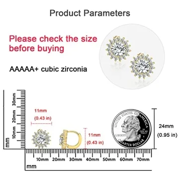 NEOSHOW Gold Huggie Hoop Earrings for Women - Stylish & Gift-Ready