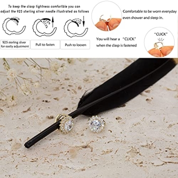 NEOSHOW Gold Huggie Hoop Earrings for Women - Stylish & Gift-Ready