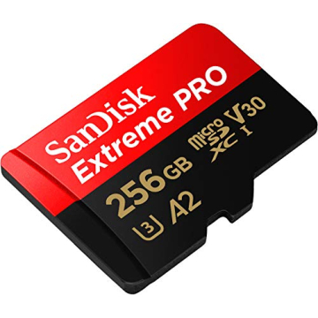 SanDisk 256GB Extreme PRO microSD Card for 4K Video