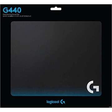 Logitech G440 Hard Gaming Mouse Pad for High DPI Precision