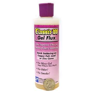 Stellar Technical 21-100-22 Classic 100 Gel Flux - 8 Oz - Premium Soldering Flux for Electronics