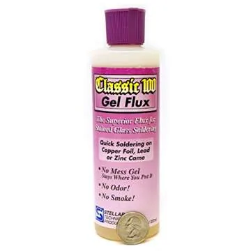 Stellar Technical 21-100-22 Classic 100 Gel Flux - 8 Oz - Premium Soldering Flux for Electronics