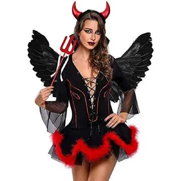 BPNHNA Red Devil Horns Headband for Halloween Fun