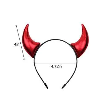 BPNHNA Red Devil Horns Headband for Halloween Fun